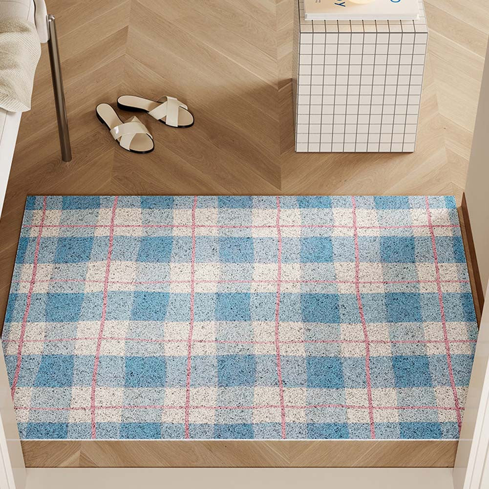 Non-Slip Checkered Bath Mat