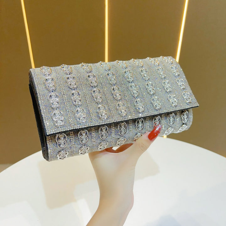Decorative Rhinestone Clutch