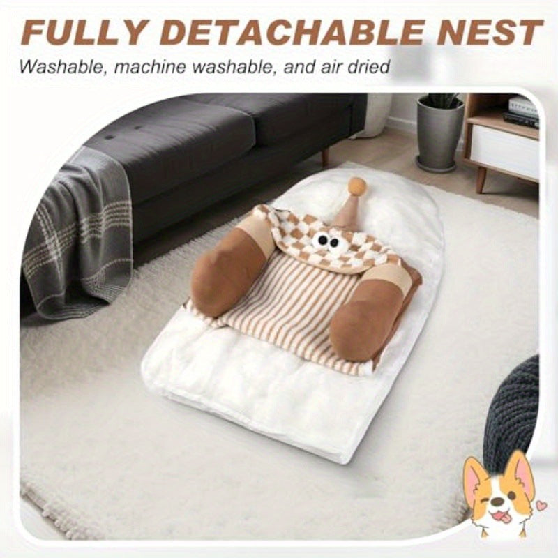 Fun Cartoon Dog Bed