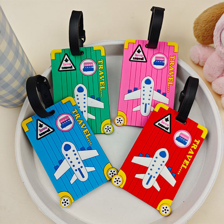 Unisex Luggage Tag in Fun Airplane Design Kalsten