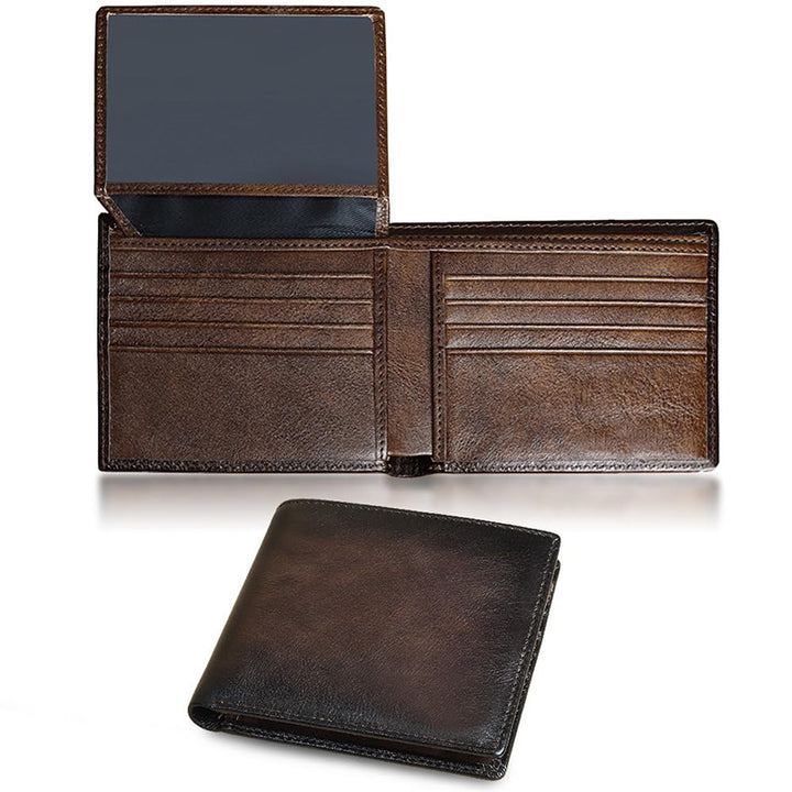 Classic Tri-Fold Leather Wallet Kalsten