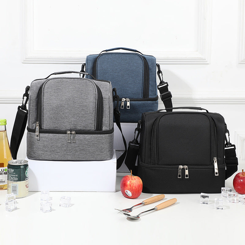 Multi-Compartment Insulated Lunch Cooler Bag
