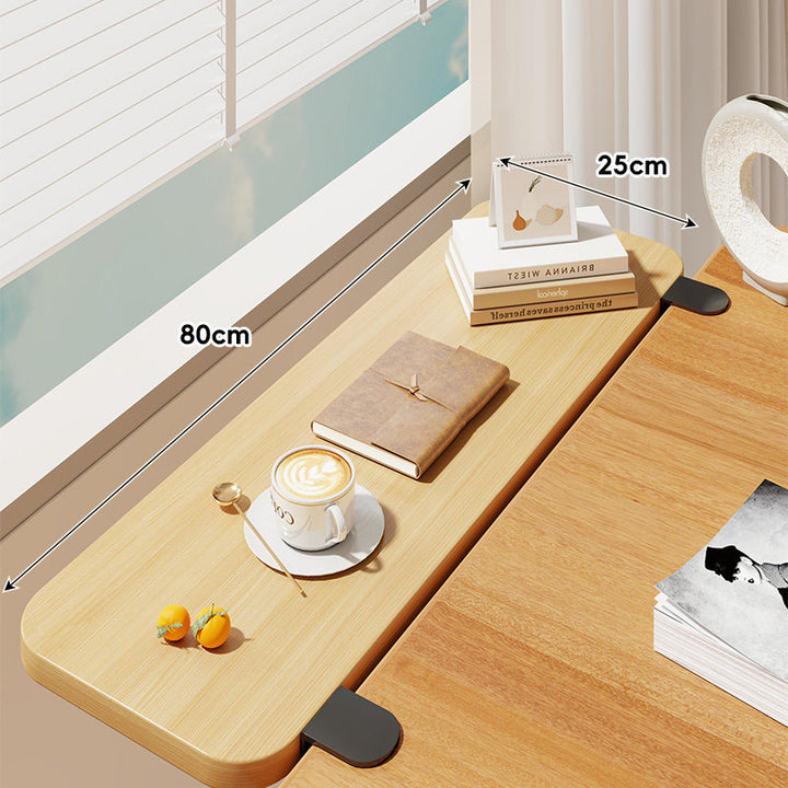 Clamp-On Window Sill Desk Extension Shelf