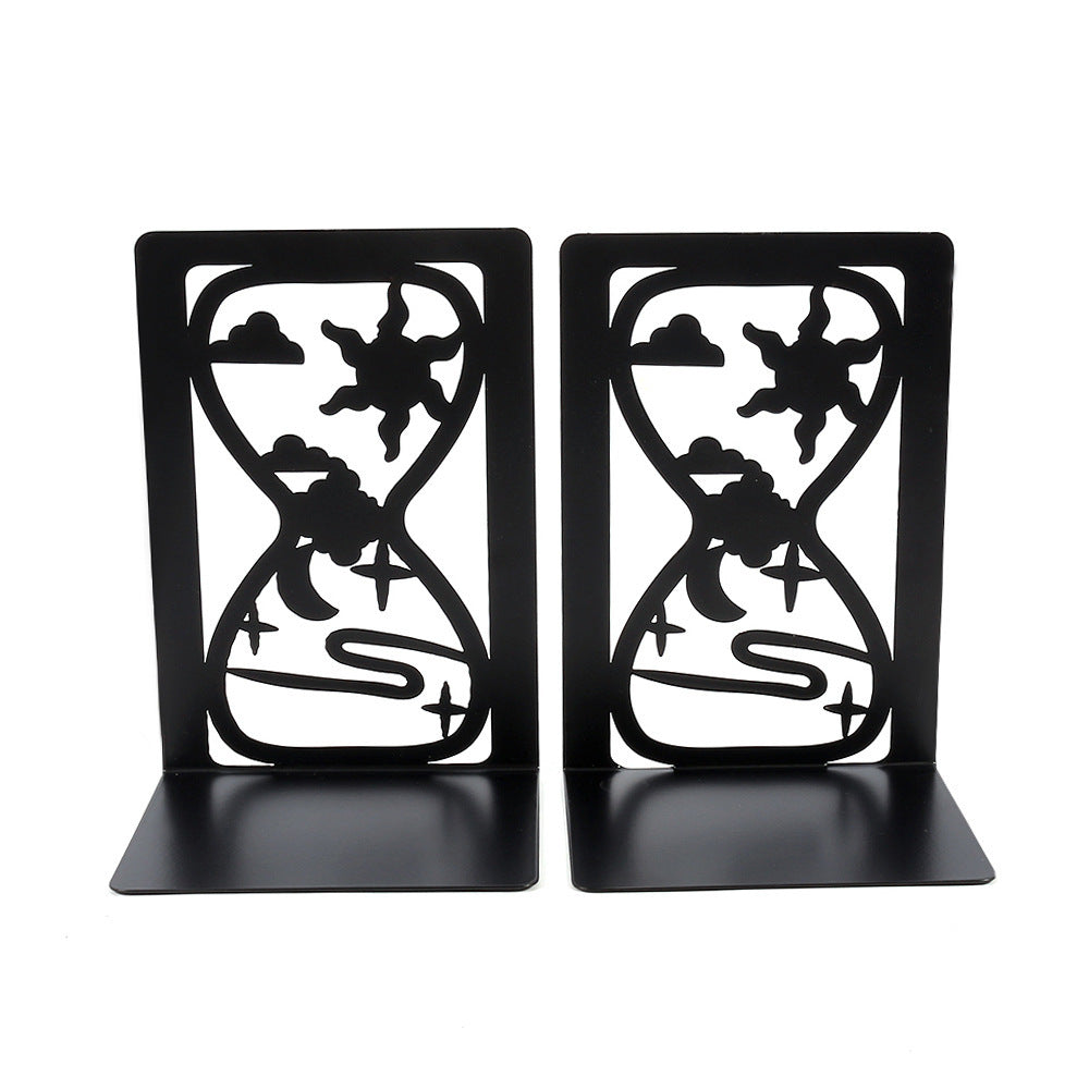 Artistic Deer-Themed Metal Bookends