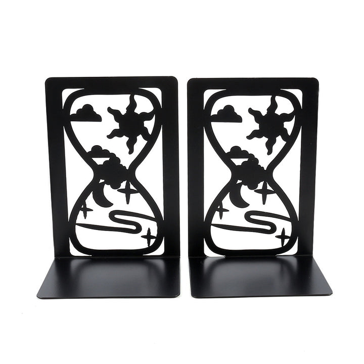 Artistic Deer-Themed Metal Bookends
