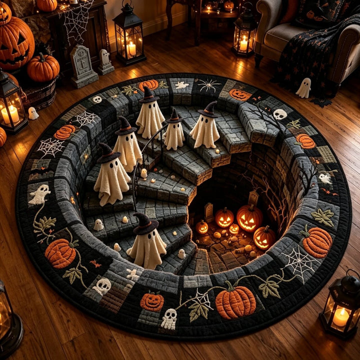 Halloween-Themed Decorative Area Rug for Home