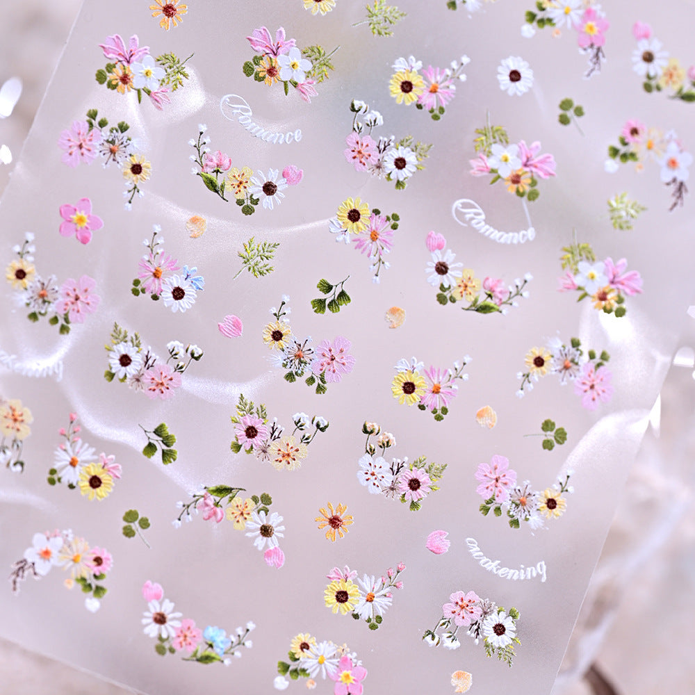Floral Nail Art Decals