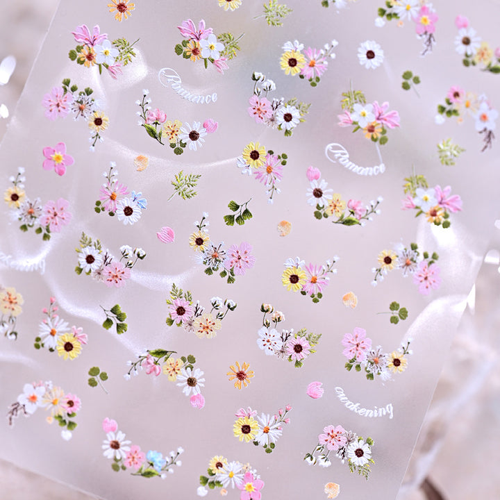 Floral Nail Art Decals
