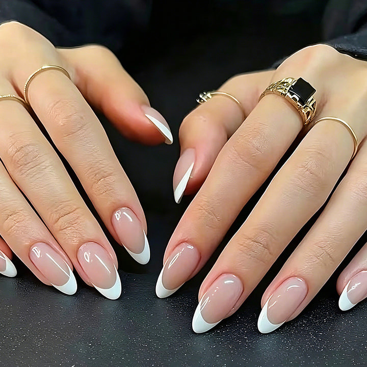Acrylic Nail Set with Elegant French Tip Kalsten