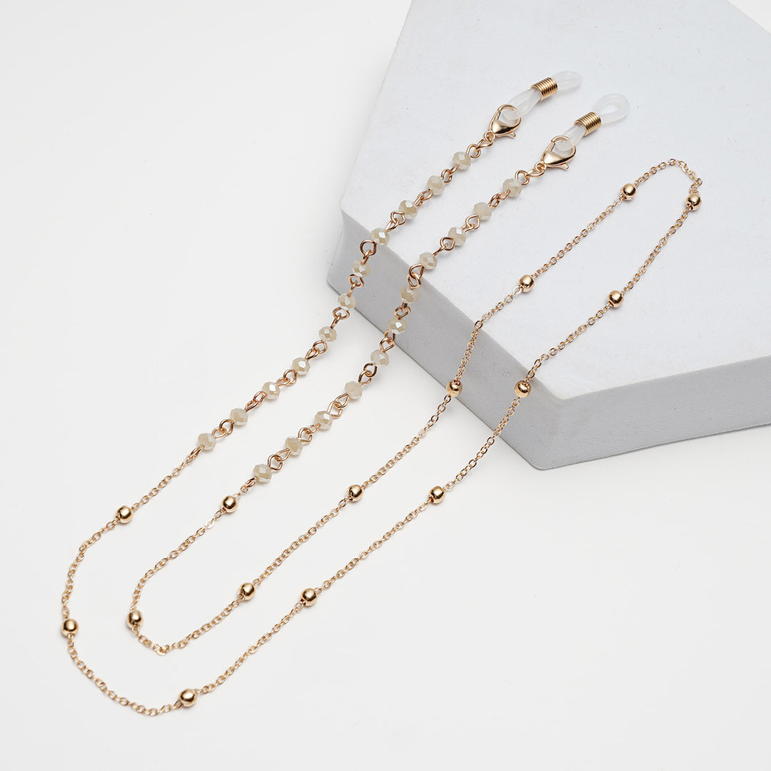 Premium Pearl-Embellished Eyewear Chain kalsten