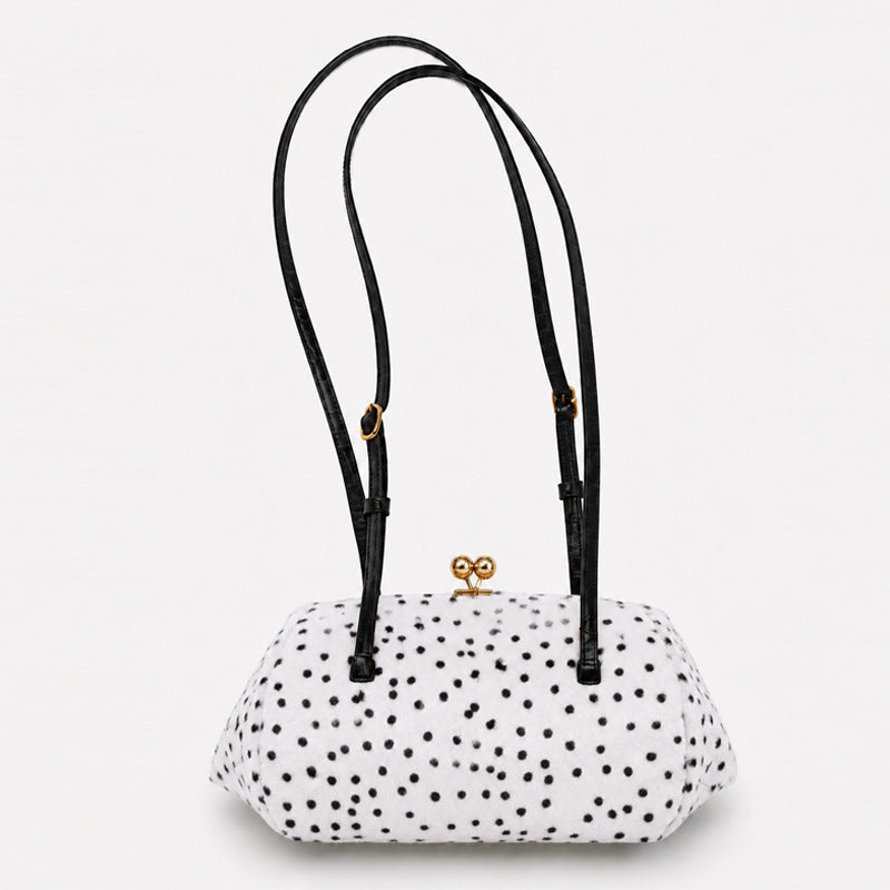 Playful Fuzzy Handheld Purse