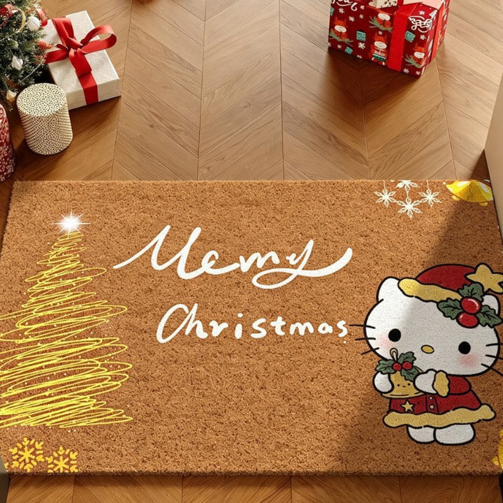 Whimsical Holiday Themed Doormat Kalsten