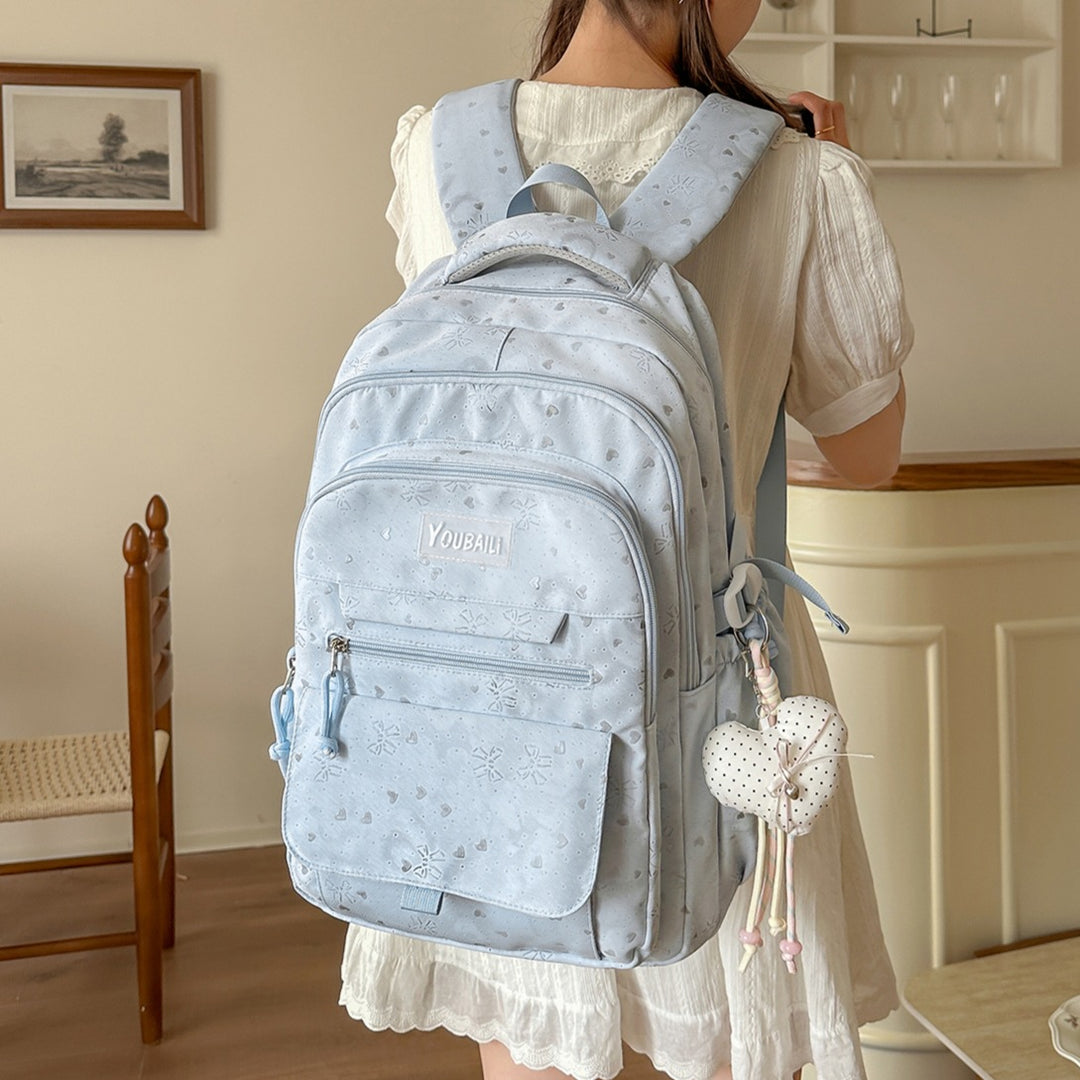 Charming Floral Print Backpack Kalsten