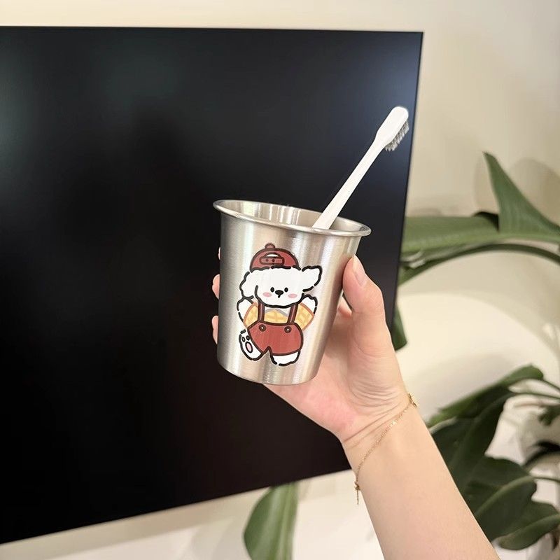 Stainless Steel Mug with Cute Animal Design Kalsten