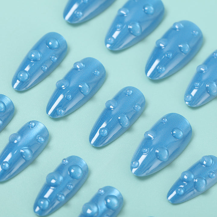 Artificial nails in stylish drip design Kalsten