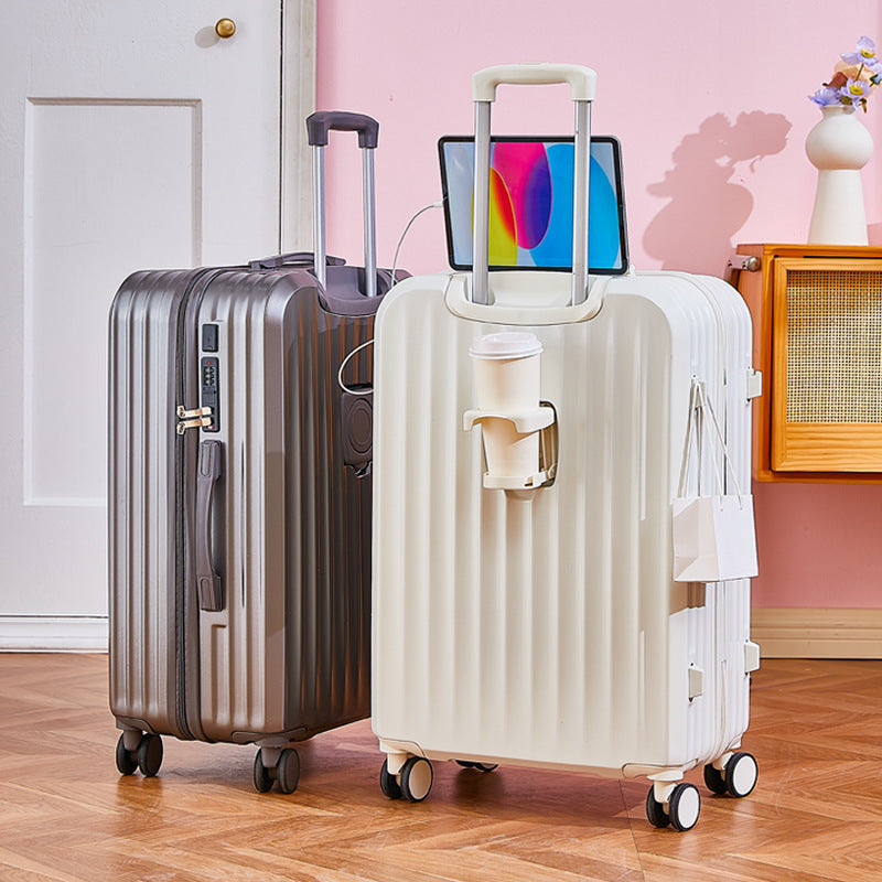 Functional Tech-Integrated Rolling Suitcase Kalsten