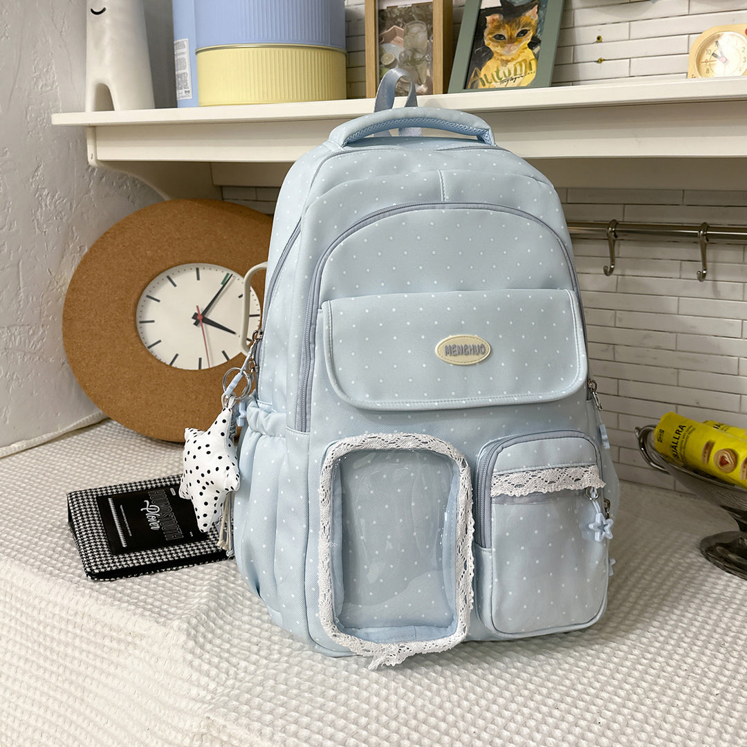 Stylish Multi-Pocket Patterned Backpack Kalsten
