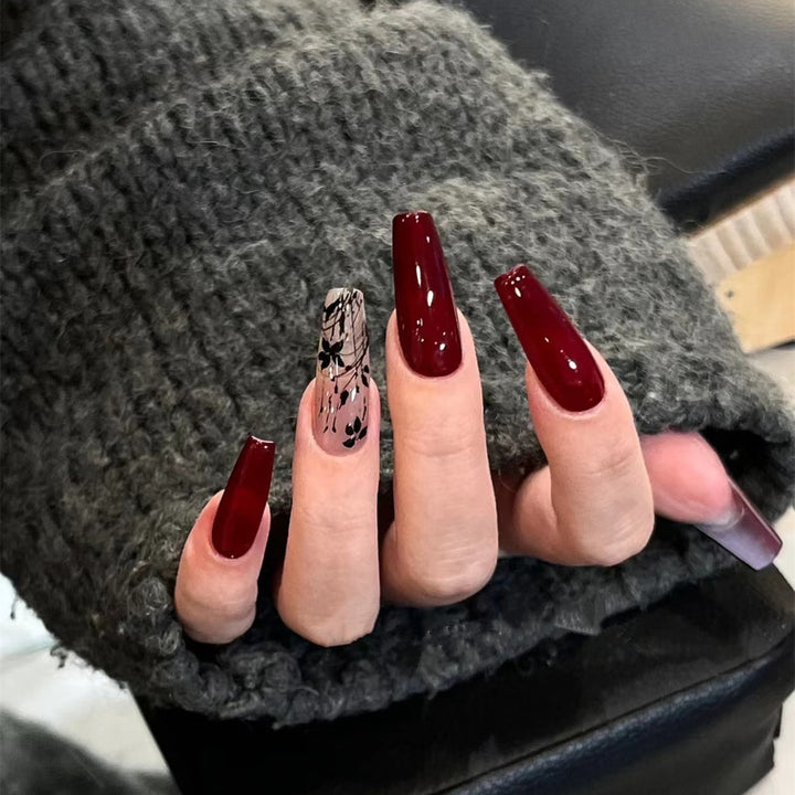 French Tip Press-On Nail Set