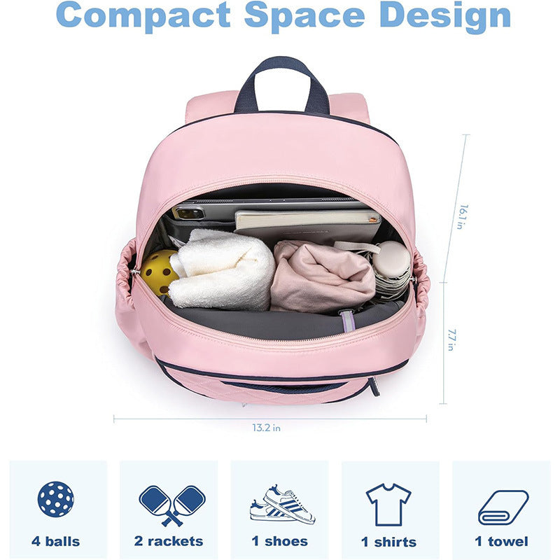 Sporty backpack with shoe and racket compartment Kalsten