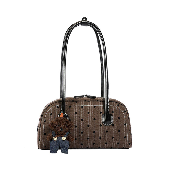Polka Dot Accent Handbag