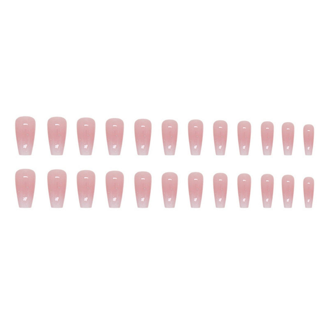 Elegant Ombre Square Nail Extensions Kalsten