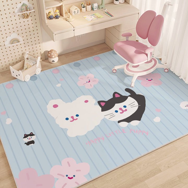 Playful Cartoon-Themed Area Rug