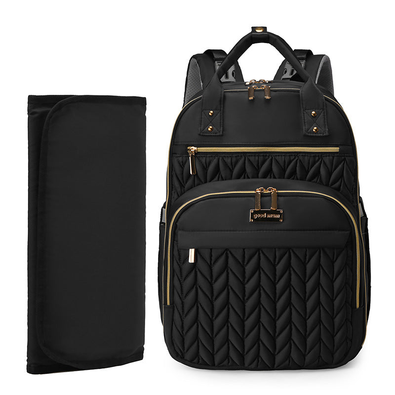 Stylish Quilted Diaper Backpack Kalsten