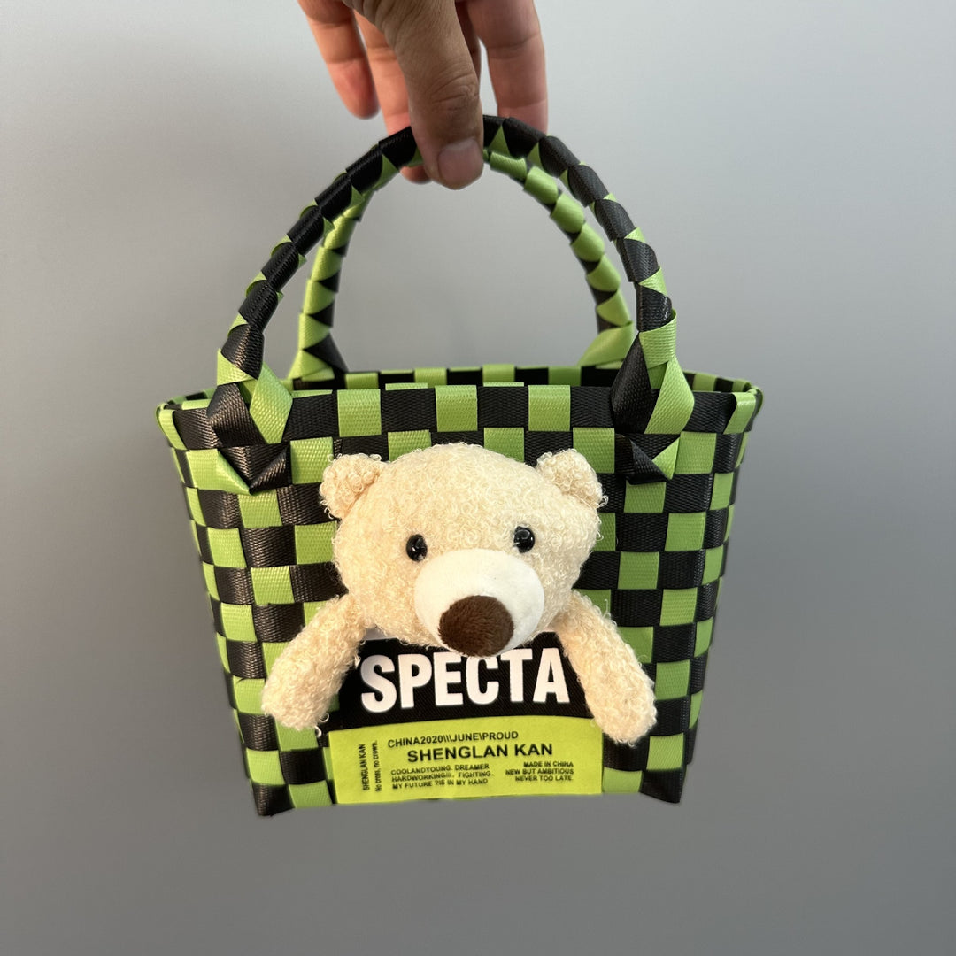 Playful and Colorful Basket Bag Kalsten