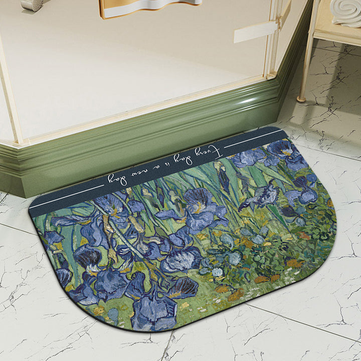 Artistic Round Bath Mat