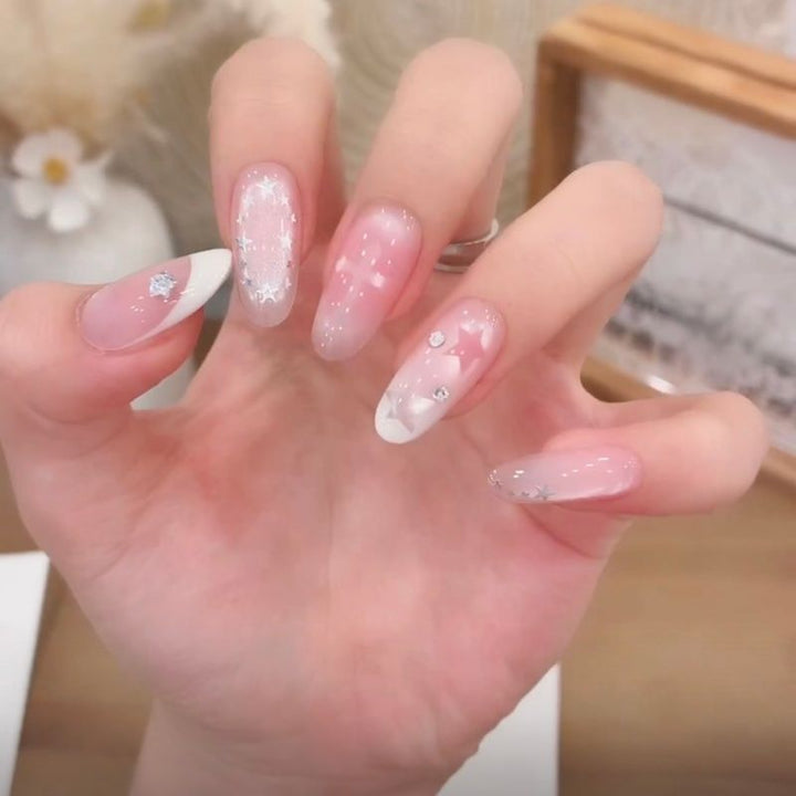 Decorative Press-On Nail Design Set Kalsten
