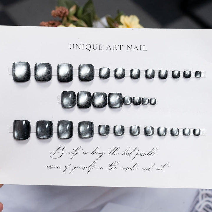 Elegant Metallic Nail Art