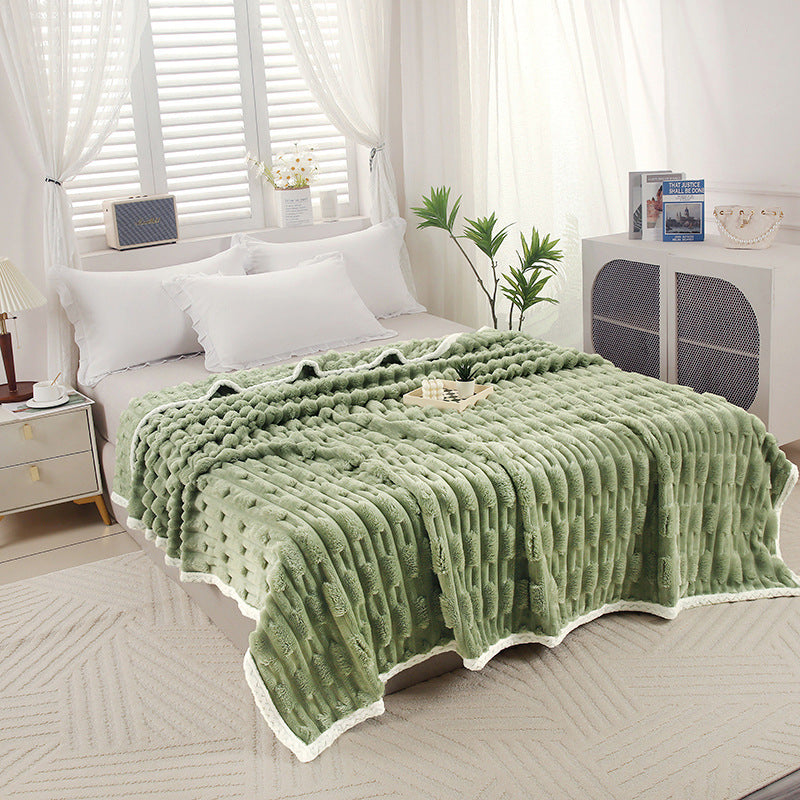 Luxurious Textured Throw Blanket