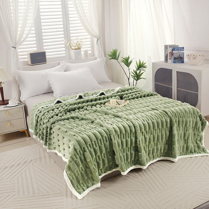 Luxurious Textured Throw Blanket