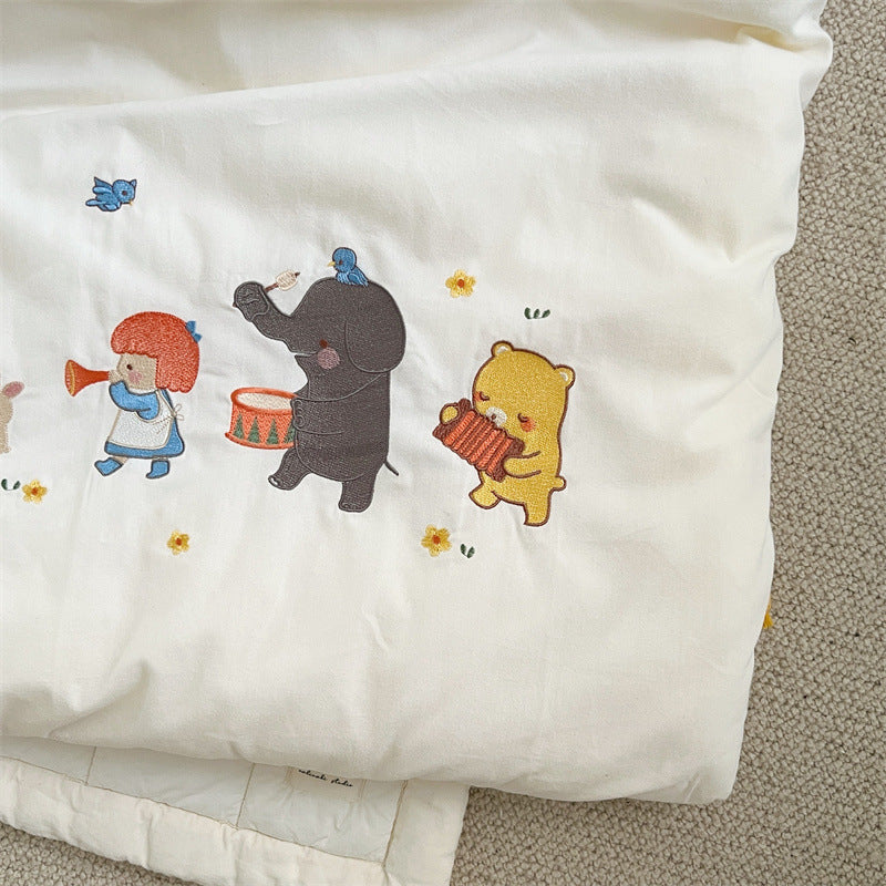 Unisex cuddly blanket with a cheerful animal motif Kalsten