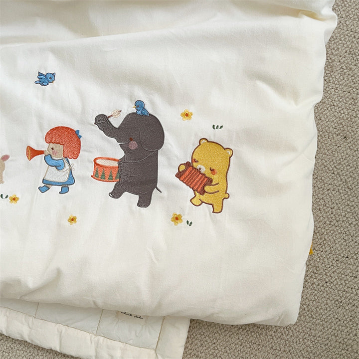 Unisex cuddly blanket with a cheerful animal motif Kalsten