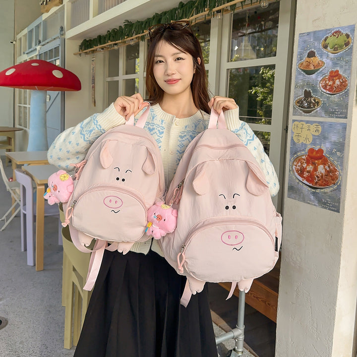 Cute Pig-Themed Backpack Kalsten
