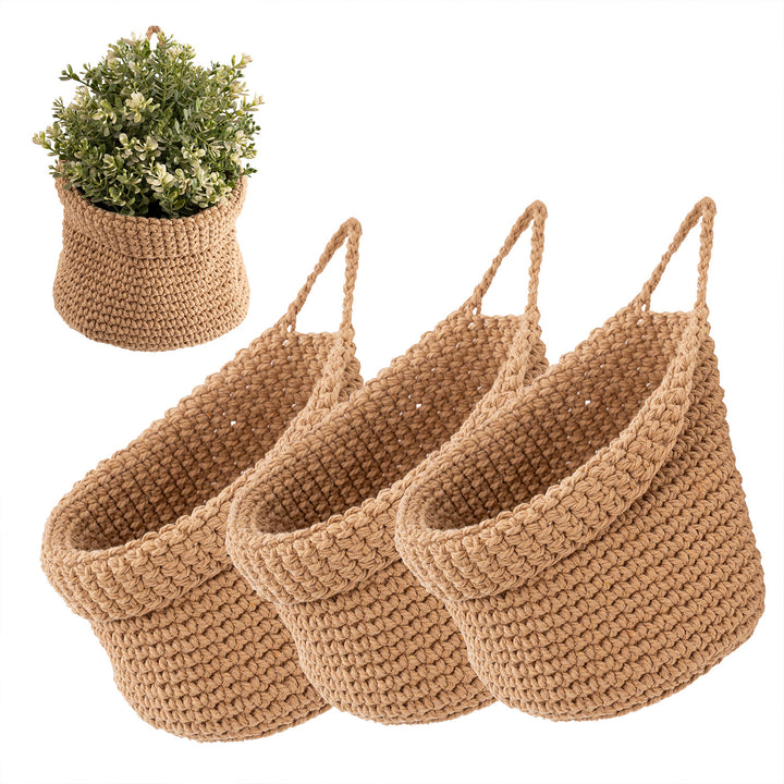 Decorative Macrame Storage Basket Kalsten