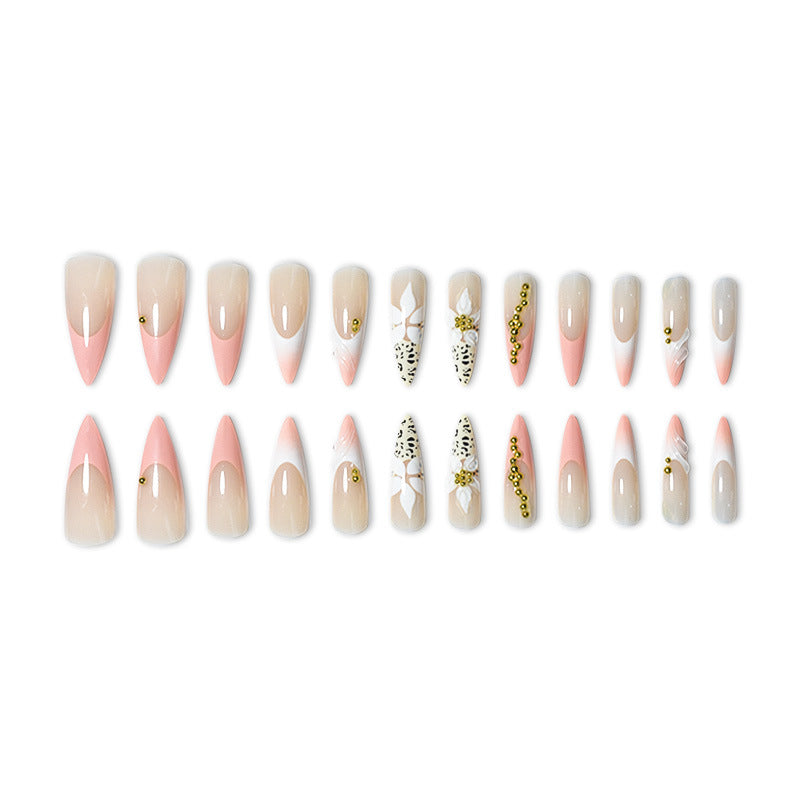 Exotic Floral and Animal Print Press-On Nail Extensions Kalsten