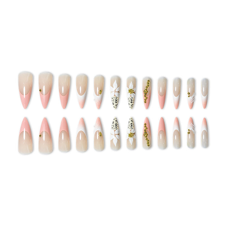 Exotic Floral and Animal Print Press-On Nail Extensions Kalsten
