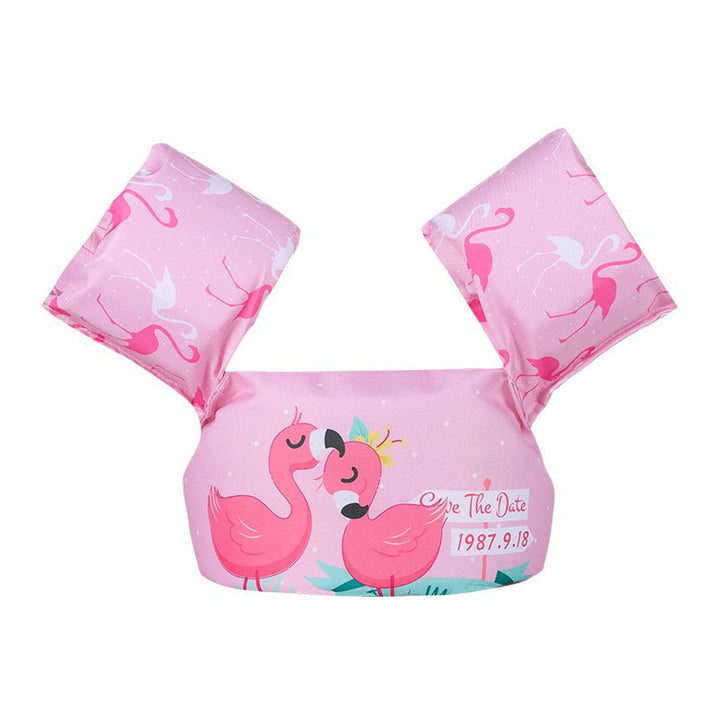 Women's Inflatable Swim Aid with Colorful Flamingo Design Kalsten