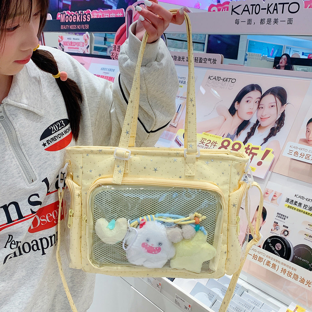 Cute Transparent Organizer Crossbody Bag Kalsten