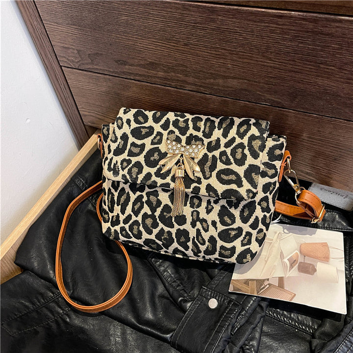 Chic Leopard Print Crossbody Bag Kalsten