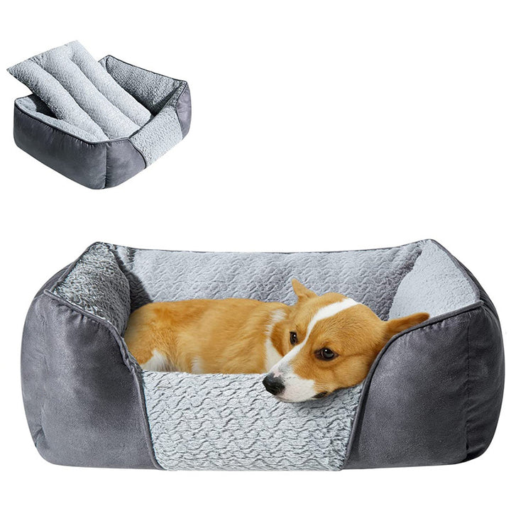 Cozy Orthopedic Plush Dog Bed