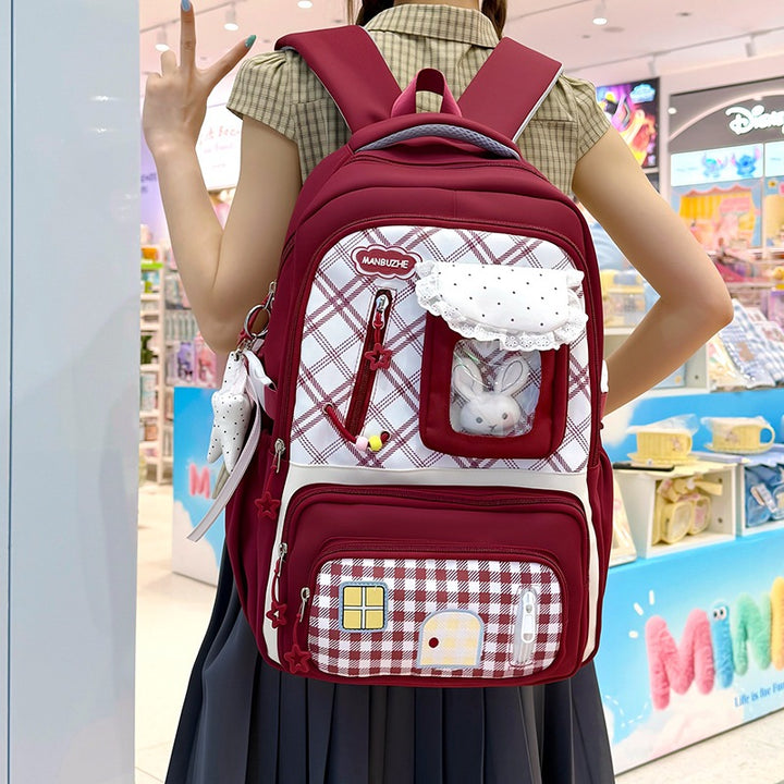 Cute Animal Print School Backpack Kalsten