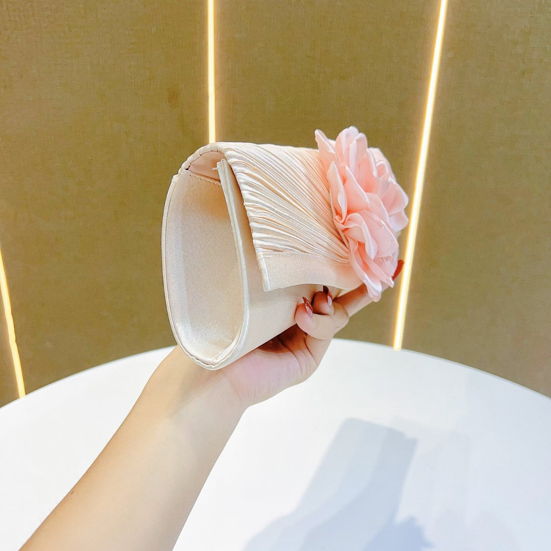 Floral Embellished Evening Clutch