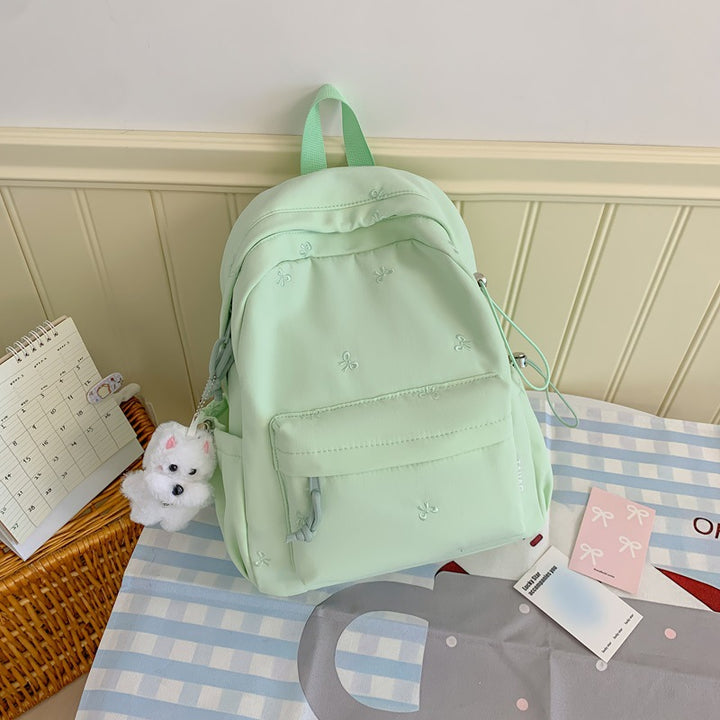 Floral Embroidered Daily Backpack Kalsten