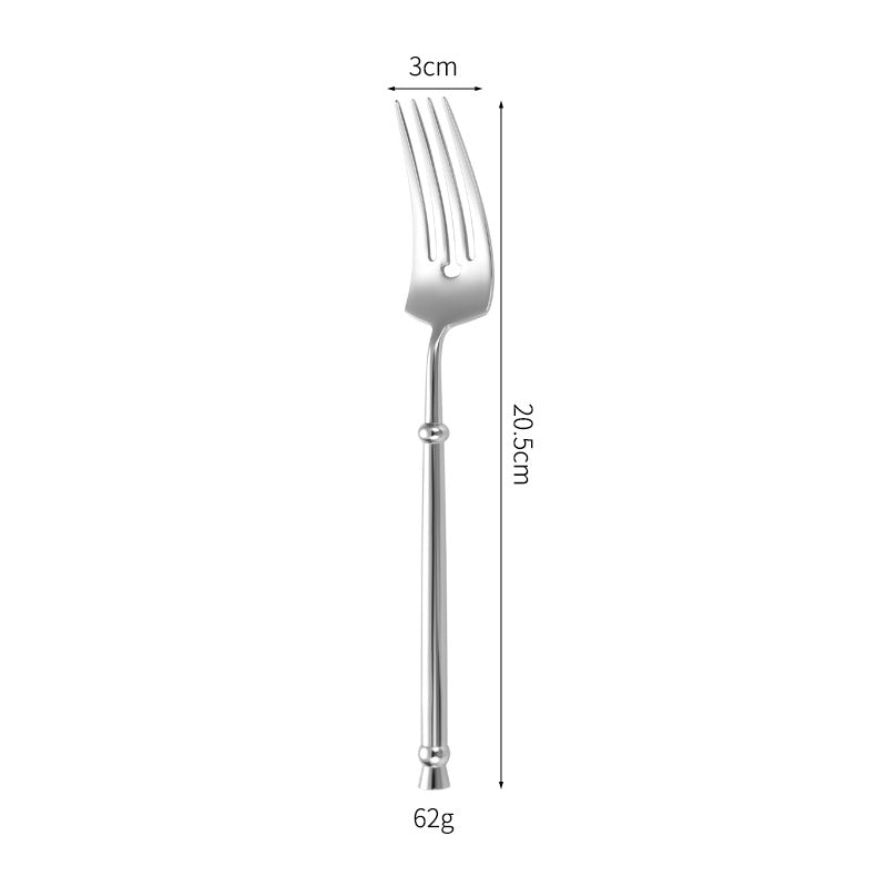 Elegant soup fork with ergonomic handle Kalsten