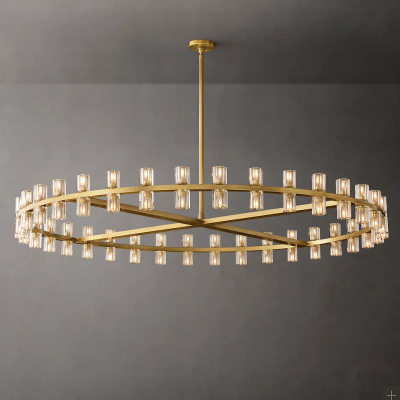 Modern Crystal Circle Chandelier