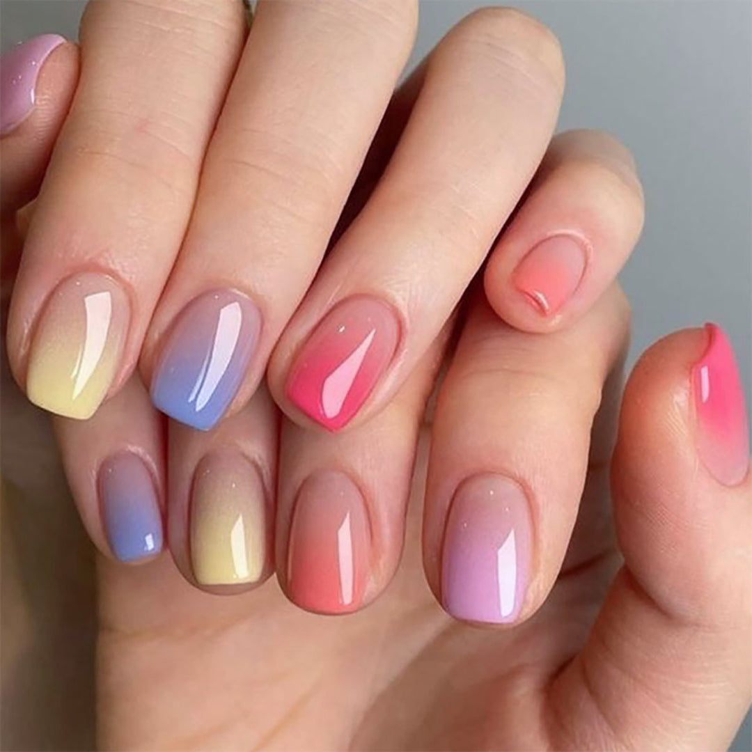 Floral Decorative Press-On Nails