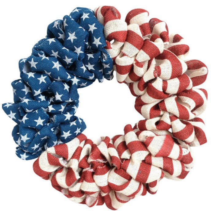 Unisex nan handcrafted felt eagle wreath with layered feather texture and hanging loop Kalsten